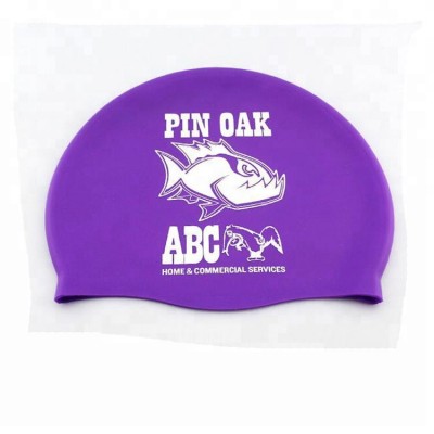 custom logo adult size silicone swim cap,personalized silicone swimming cap