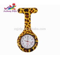 Customized logo Quartz Silicone Nurse Watch pocket Medical Brooch Watch