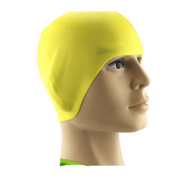 Custom logo adult kid size silicone swim cap,professional silicone swimming cap