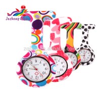 Newest Design Top Quality Custom Logo Silicone Brooch Nurse Fob Watch